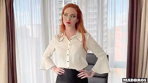 Pale Busty Pawg Milf Takes Bbcs In All Of Her Holes