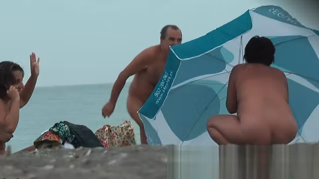 Nudist with her vulva hanging out real nudist video