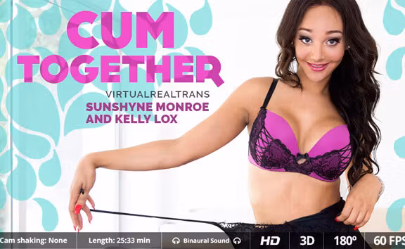 Kelli Lox,Sunshyne Monroe in Cum together - SexLikeReal Shemale