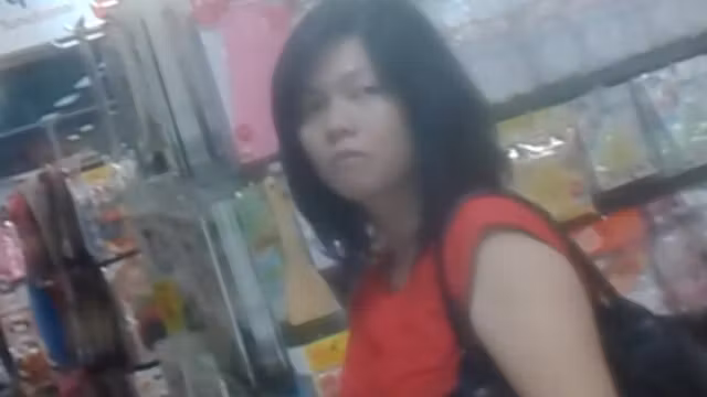 Boso Step mom in Red dress black panty