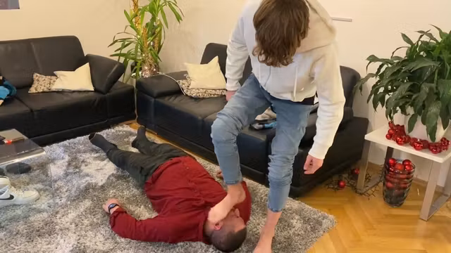 Master k stinky feet licking