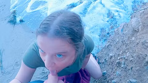 Giving Step mom A Creampie While Out Walking On The Beach With Erin Electra