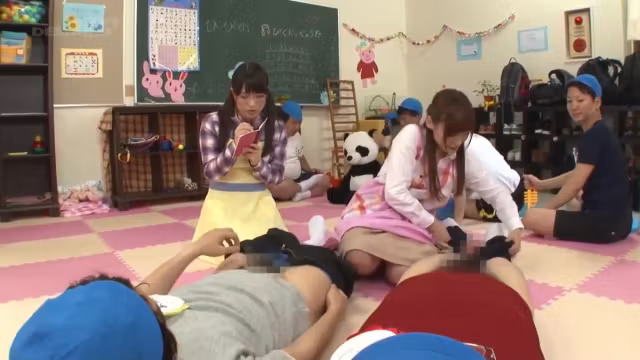 『ゴックン保育園』へようこそ！（※素人男性11名参加・総ゴックン21発） 笹倉杏 日比乃さとみ しほのちさ