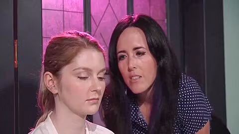 Dixie Comet And Bunny Colby - Lesbian - Blonde - Brunette - Hitachi - Lingerie - Masturbation - Mature - Mesmerized - Standing Sex - Thatfetishgirl - Making An Innocent Church Girl Into Her Slutty Secretary - Teaser Video