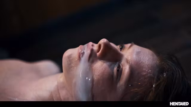 Hentai Redhead Bondage Cumflation Creampie Filled With Loads Of Cum By Toilet Monster With Sata Jones