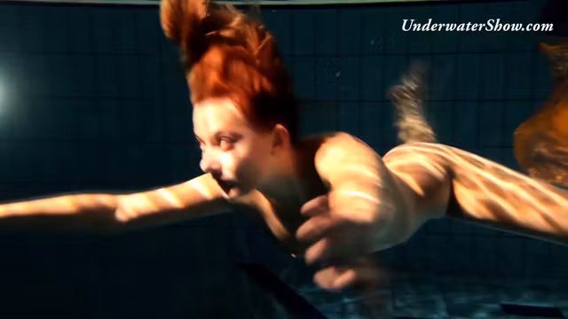 Edwige slutty teen underwater