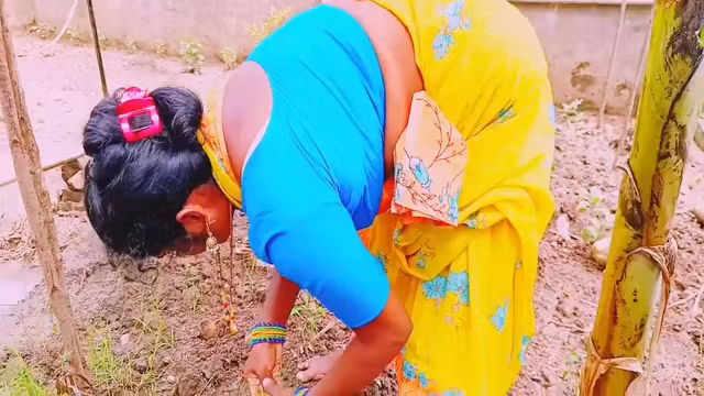 Villege Outdoor. Beautiful Big Boobs Village Maid Fucking With Land Owner. Telugu Dirty Talks