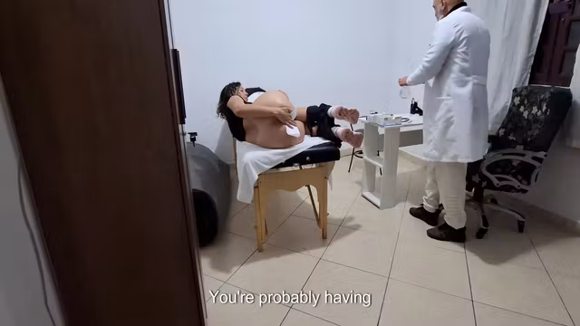 A Milf Gets Fingered By The Proctologist During An Anal Exam