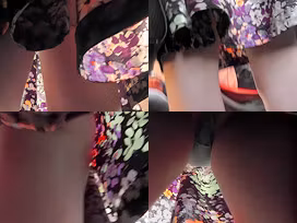 Real upskirts video shows an amazing skinny butt