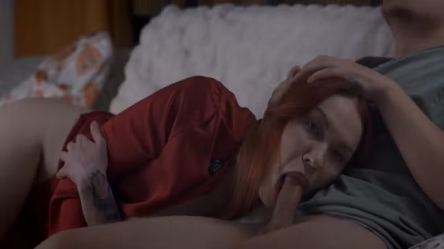 Stepmom Takes A Nap While Stepson Uses Her Mouth & Pussy On Christmas