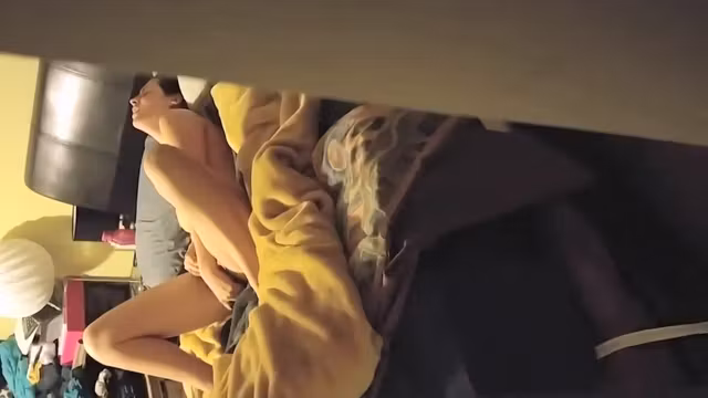 Step sister caught flicking the bean