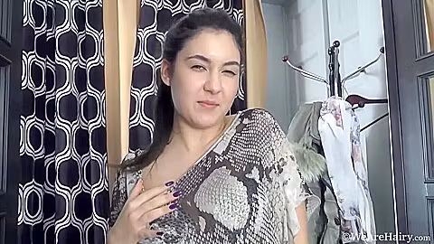 Pavla Gets Naked And Enjoys Her Hairy Pussy