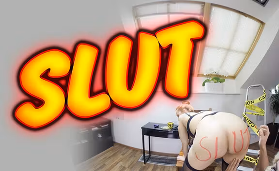 Mandy Paradise & Victoria Puppy in Slut Starring Mandy Paradise and Victoria - StockingsVR