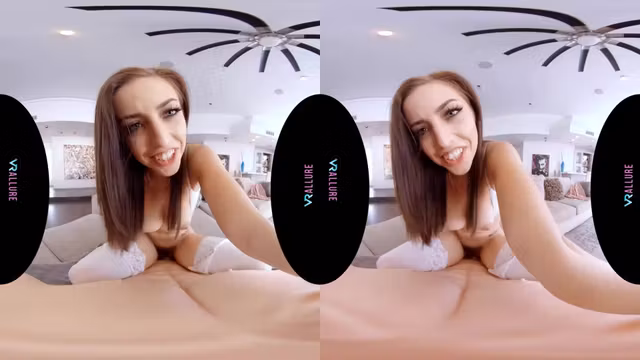 Gorgeous Brunette With Great Natural Tits Fucks Her - Virtual Reality And Spencer Bradley