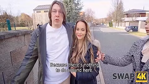 Banged A Girl With Large Breasts In A Threesome While Her Boyfriend Was Taking A Shower 19 Min