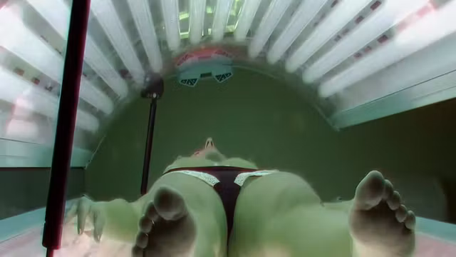 Unfortunately she tans in her panties