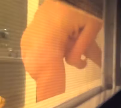 Amateur wife shaving her legs spied through window
