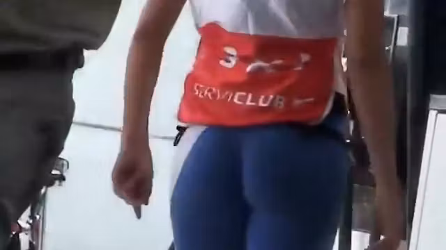 Young gas station worker is smoking hot
