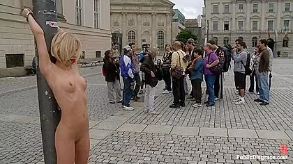 Paris Pink And Tommy Pistol - Euro Girl Gets Punished In Public