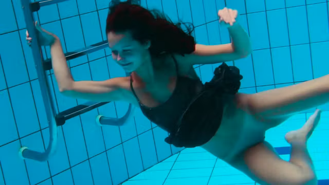 Shaved cuties Nata Szilva is a mermaid