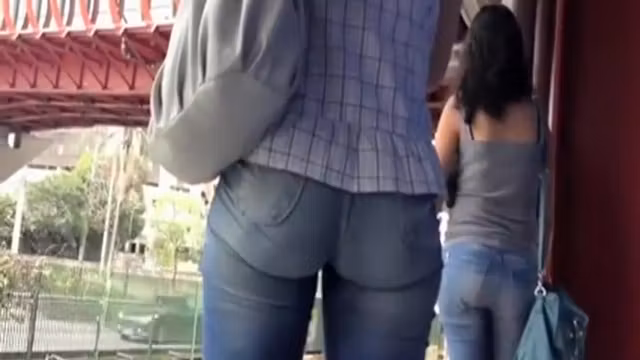 Magnetically appealing ass gets filmed