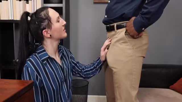 Goth Employee Raven Gets Fucked To Keep Her Job With Molly Dae And Will Tile
