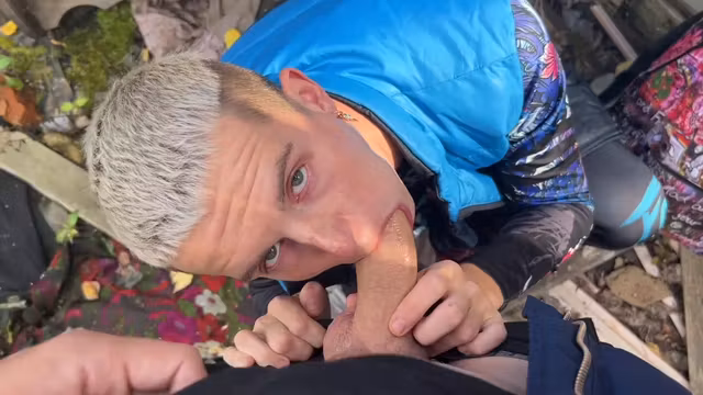 Verified Amateurs And Oliver Strelly In Stranger With A Big Dick Fucked A Street Athlete In An Abandoned Building And Cummed In His Ass - 38