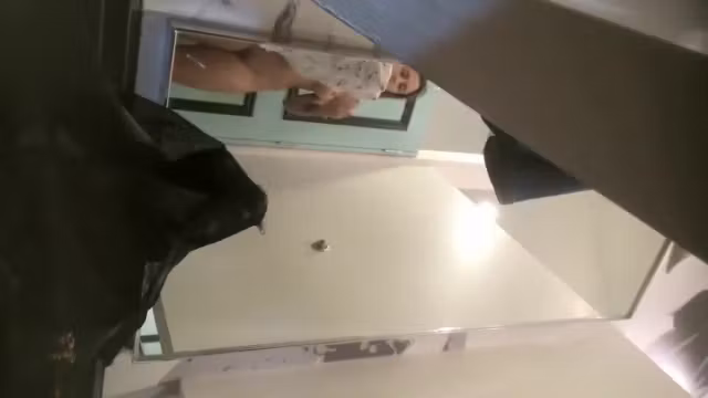 Incredible girl naked in fitting room