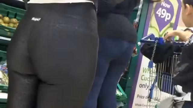Amazing milf gets an ass hug