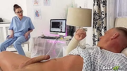 Scarlet Louise - Gilf Nurse Creampie Suprise
