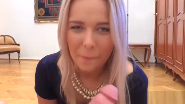 Pov brit blows old perv