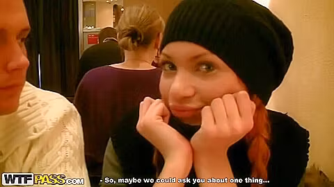 Denis, Eric And Mayola In Redhead Slut In Public Toilet Fuck