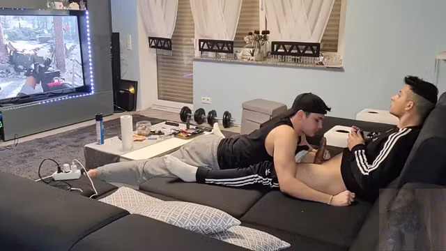 Verified Amateurs And Gay Porn In My Boy Surprised Me With A Nice Blowjob While I Was Gaming And I Shot My Cum In His Mouth