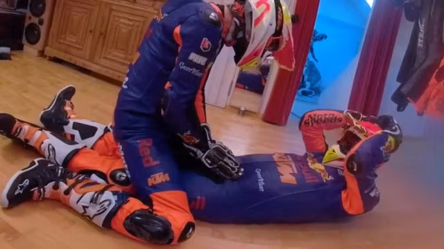 Ktm leather biker gear cuming