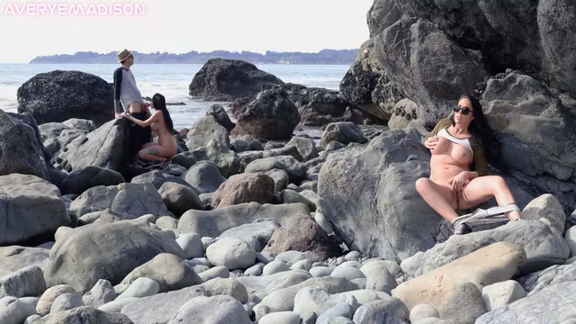 Getting Off Watching Hot Couple Fuck On The Beach
