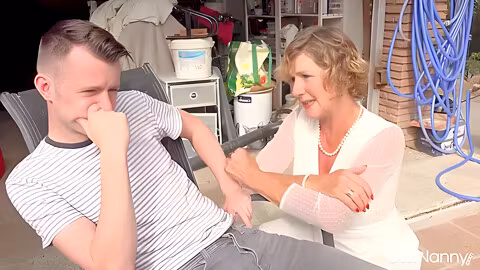 Mature Milf Seduces Horny Stud In Garage