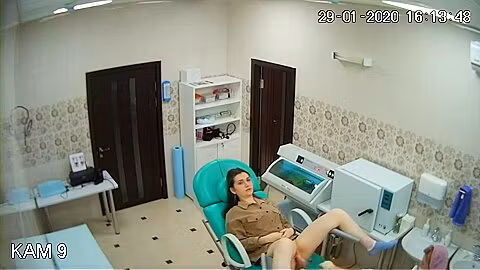 Spying For Ladies In The Gynaecologist Office Via Hi