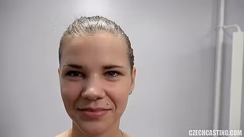 Czech Gal Is Getting Stuffed With A Goth Hard Dick During Her 1st Porn Movie Casting