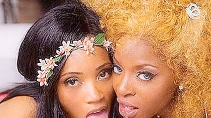 Kiki Minaj And Jasmine Webb In After Lunch