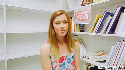 Shy Redhead student 18+ Gets Fucked From First Person