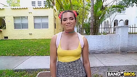 Keilani Kita - Asian Cutie Hops On The Bus