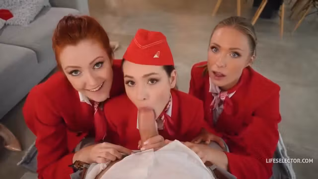 Three Stewardess Fuck Hard - Matty Mila Perez Japanese