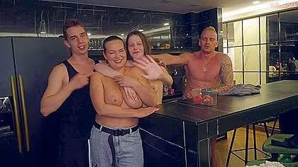 Backstage! Crazy Hardcore Fucking! The Girl Fucked The Milfs Mouth With Her Feet! Squirt! Spanking!