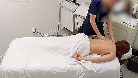 Alice, A Young Waitress Didnt Expect My Special Massage When She Came To Our Spa. 21 Min