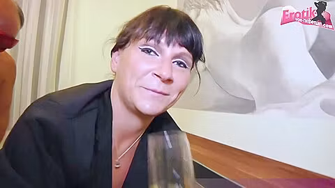 German Mature Step mom Fuck In Public Bar