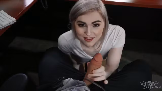 She Surprise Him Under The Table