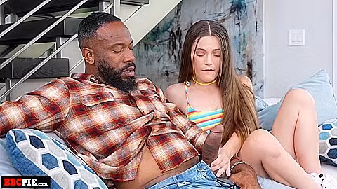 Sneaky Slut Gets Impaled By Boyfriends Bbc While Her Parents Are Out With Juniper Ren
