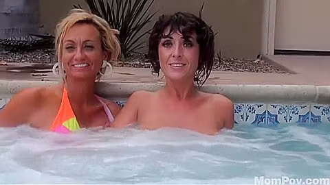 Amber & Misty - On The Beach - E059