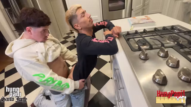 Santo Jorge And Eddy Blanco In Stuck In Dish Washer Fucked Raw