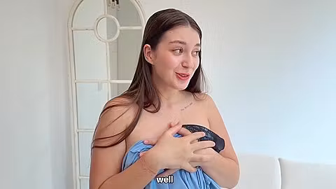 Cute Busty Stepsister Gets Fucked For Using His Card